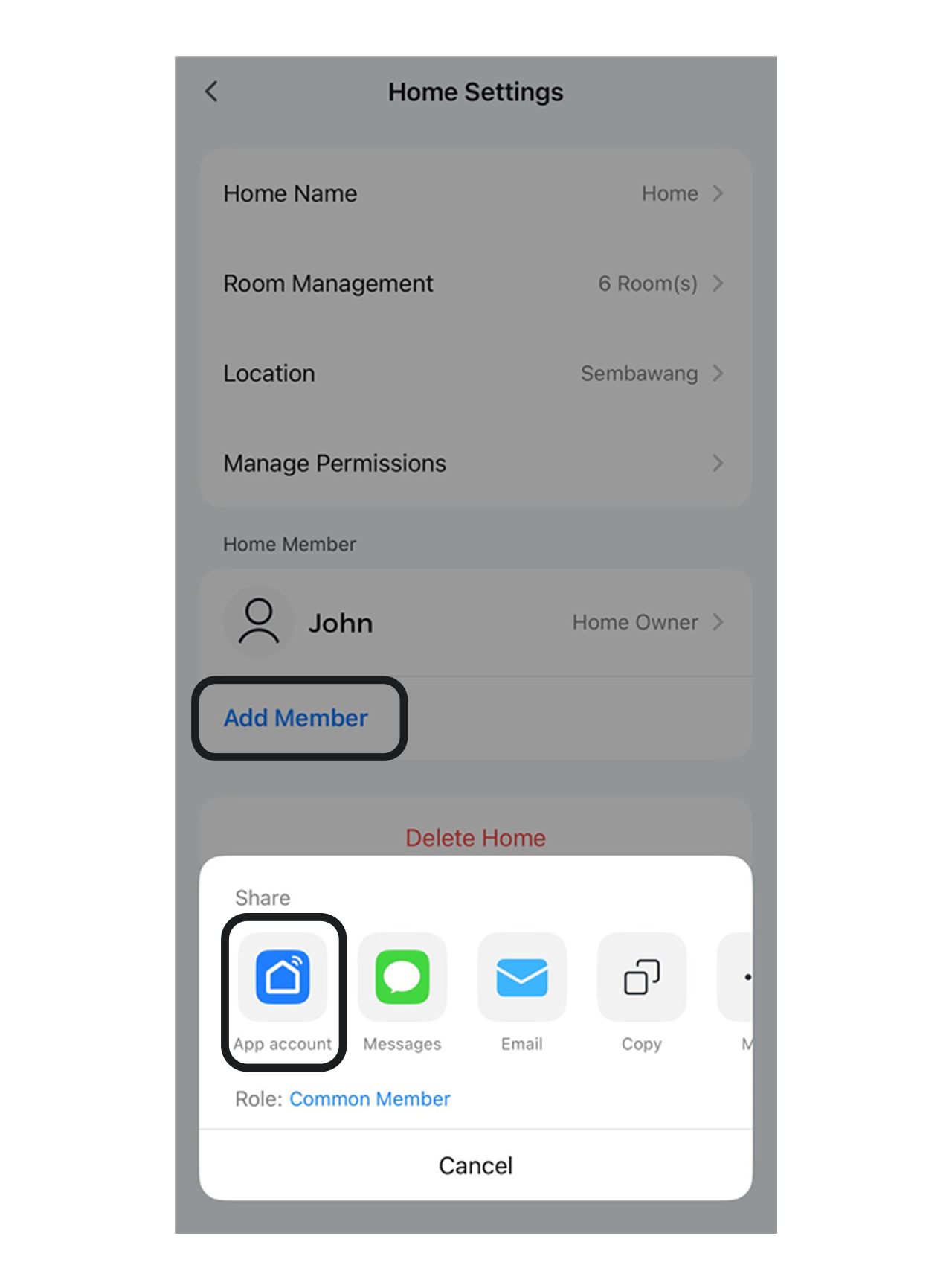 Smartlife app step 4a