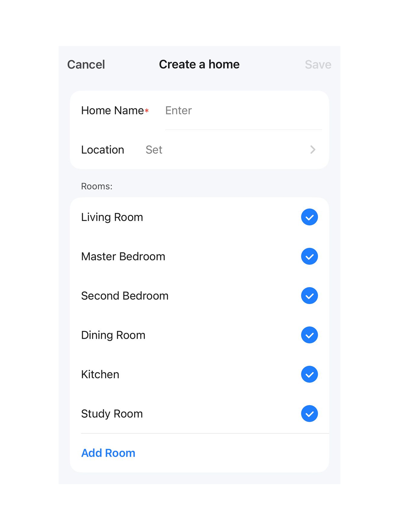 Smartlife app step 2